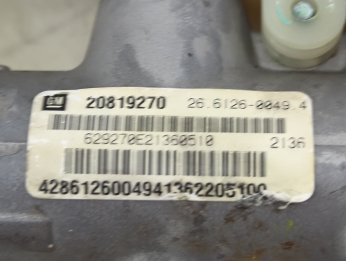 2010-2016 Cadillac Srx Brake Master Cylinder 1492226 - Oemusedautoparts1.com