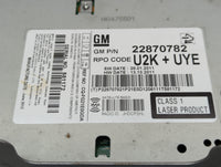 2010-2012 Cadillac Srx Radio AM FM Cd Player Receiver Replacement P/N:22870782 Fits Fits 2010 2011 2012 OEM Used Auto Parts 