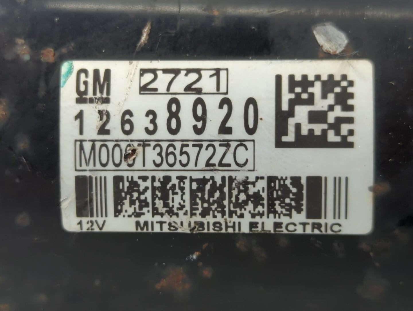 2010-2016 Cadillac Srx Car Starter Motor Solenoid OEM P/N:12638920 Fits OEM Used Auto Parts - Oemusedautoparts1.com