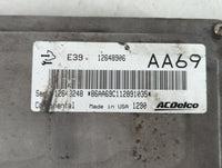 2012 Cadillac Srx PCM Engine Control Computer ECU ECM PCU OEM P/N:12648906 Fits Fits 2013 2014 2015 2016 OEM Used Auto Parts
