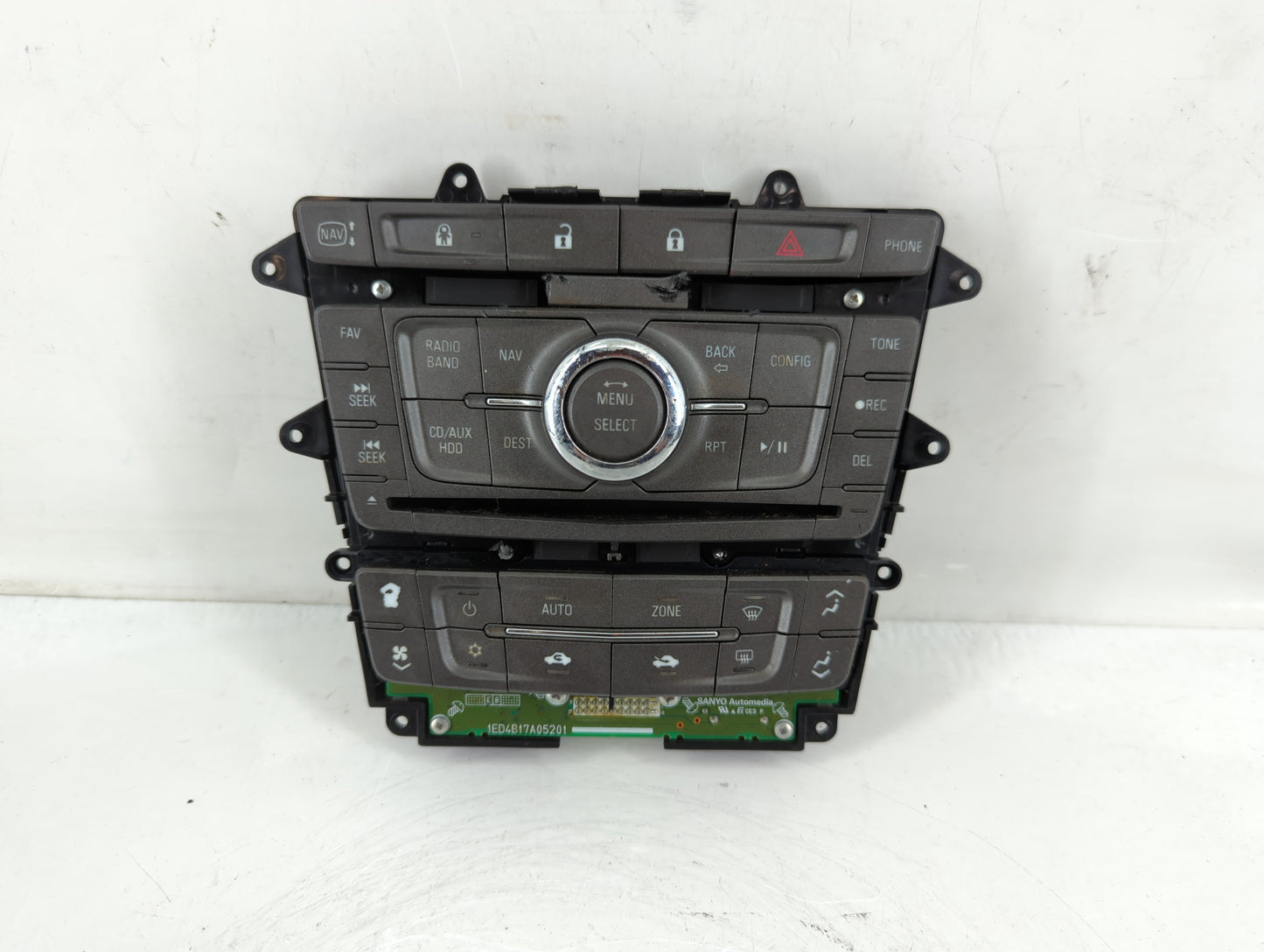 2011-2012 Cadillac Srx Radio AM FM Cd Player Receiver Replacement P/N:20927855 Fits Fits 2011 2012 OEM Used Auto Parts - Oem