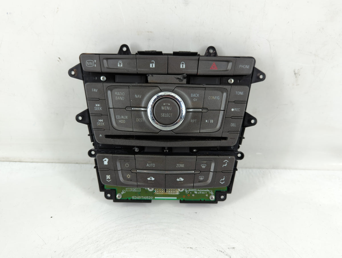 2011-2012 Cadillac Srx Radio AM FM Cd Player Receiver Replacement P/N:20927855 Fits 2011 2012 OEM Used Auto Parts - Oemuseda