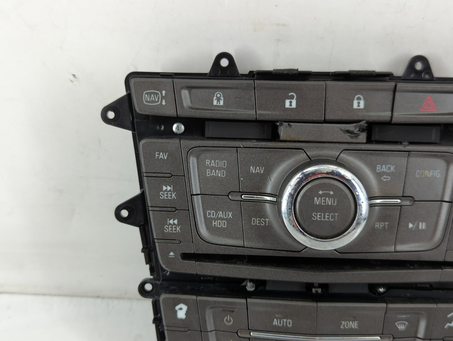 2011-2012 Cadillac Srx Radio AM FM Cd Player Receiver Replacement P/N:20927855 Fits Fits 2011 2012 OEM Used Auto Parts - Oem