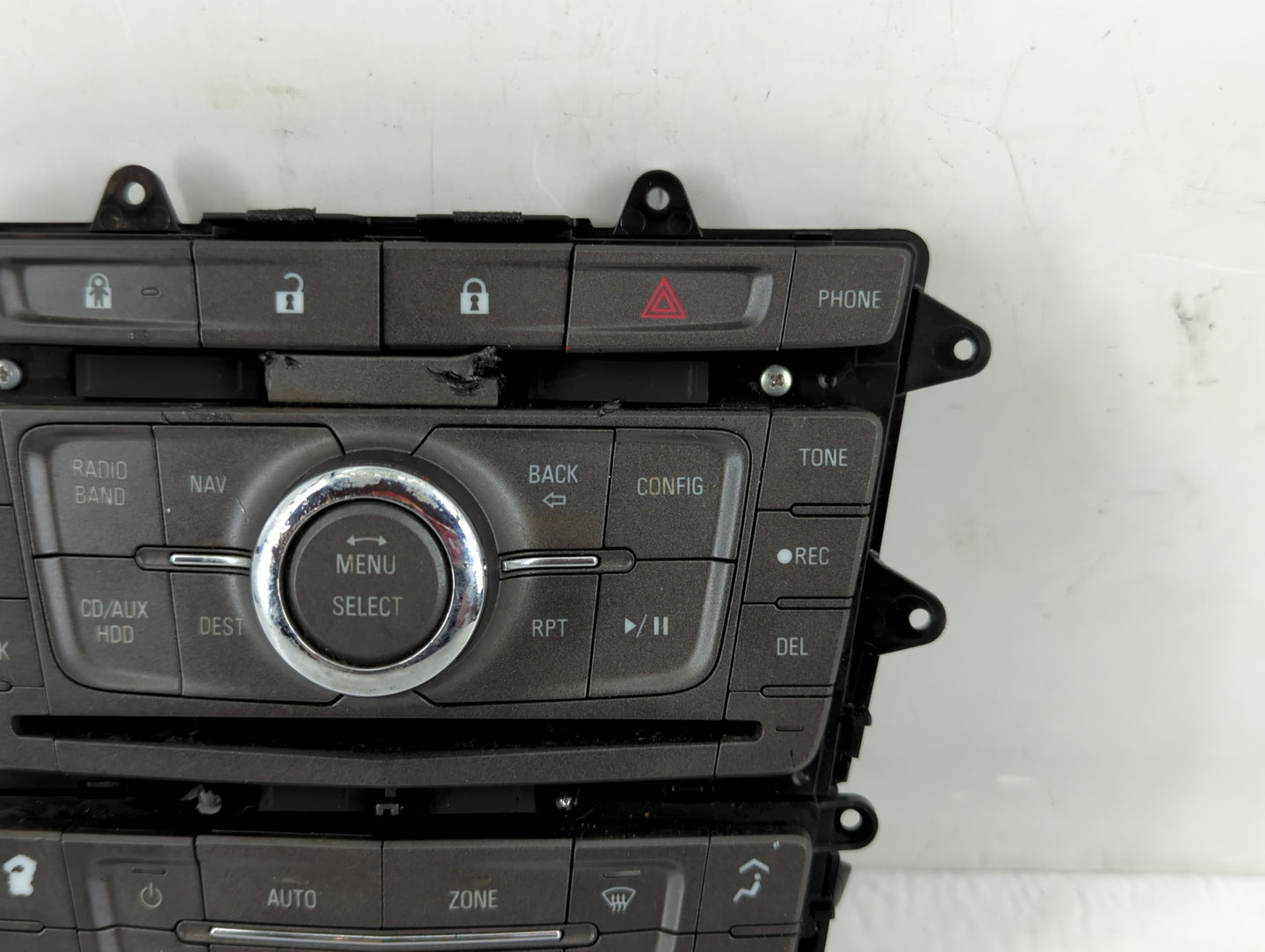 2011-2012 Cadillac Srx Radio AM FM Cd Player Receiver Replacement P/N:20927855 Fits Fits 2011 2012 OEM Used Auto Parts - Oem