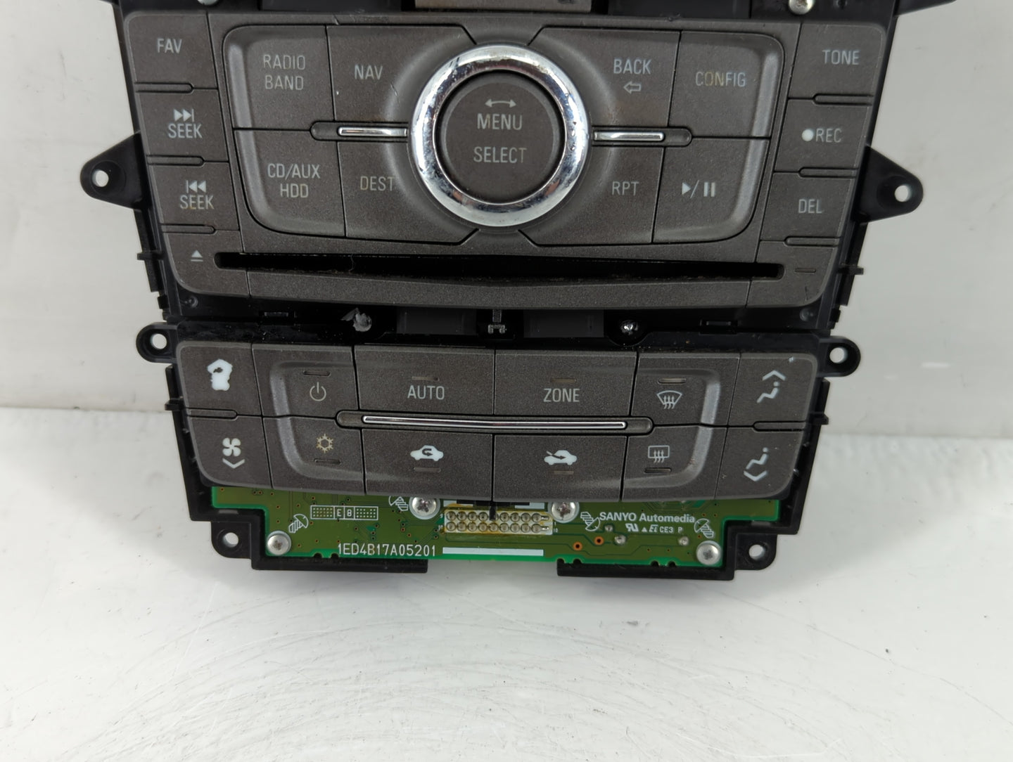 2011-2012 Cadillac Srx Radio AM FM Cd Player Receiver Replacement P/N:20927855 Fits Fits 2011 2012 OEM Used Auto Parts - Oem