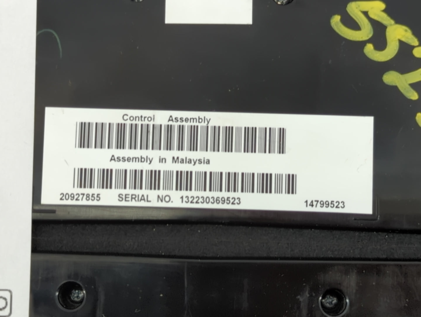 2011-2012 Cadillac Srx Radio AM FM Cd Player Receiver Replacement P/N:20927855 Fits Fits 2011 2012 OEM Used Auto Parts - Oem