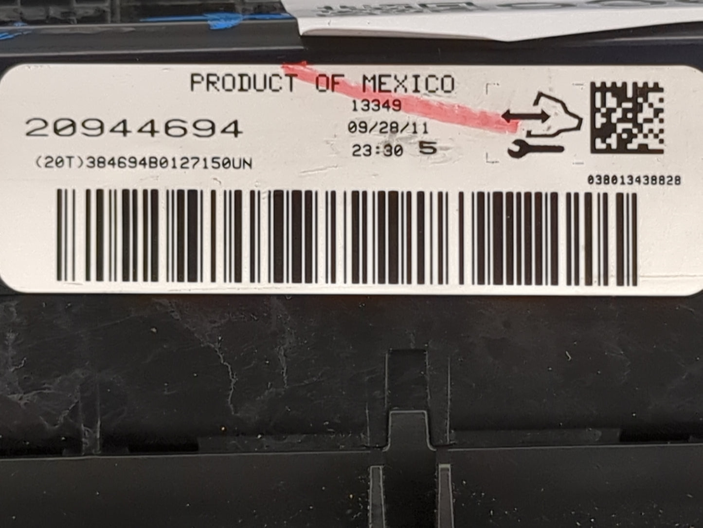 2012-2013 Chevrolet Avalanche Climate Control Module Temperature AC/Heater Replacement P/N:20944694 Fits Fits 2012 2013 OEM 