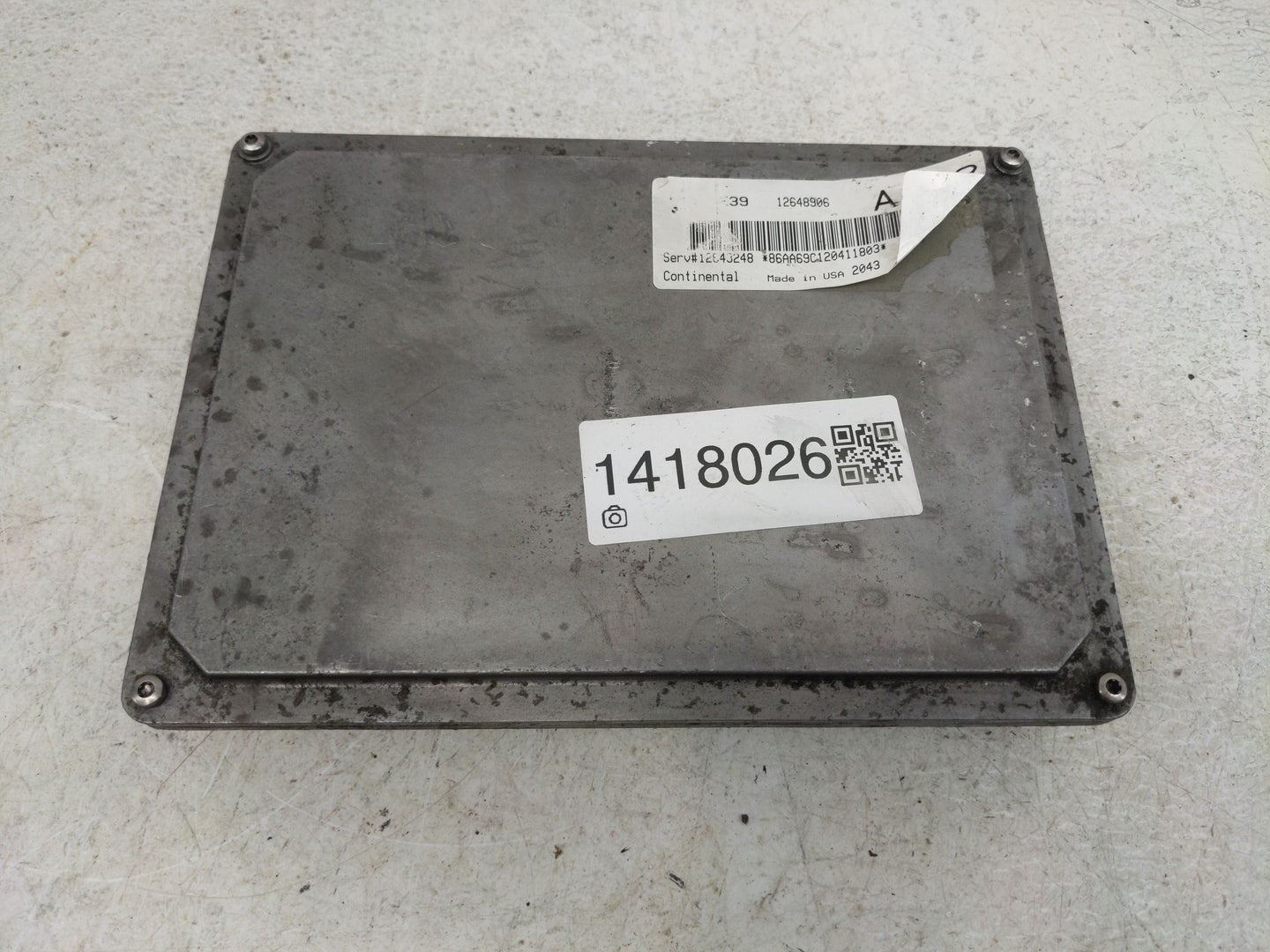 2012-2015 Chevrolet Camaro PCM Engine Control Computer ECU ECM PCU OEM P/N:12648906 Fits Fits 2010 2011 2012 2013 2014 2015 