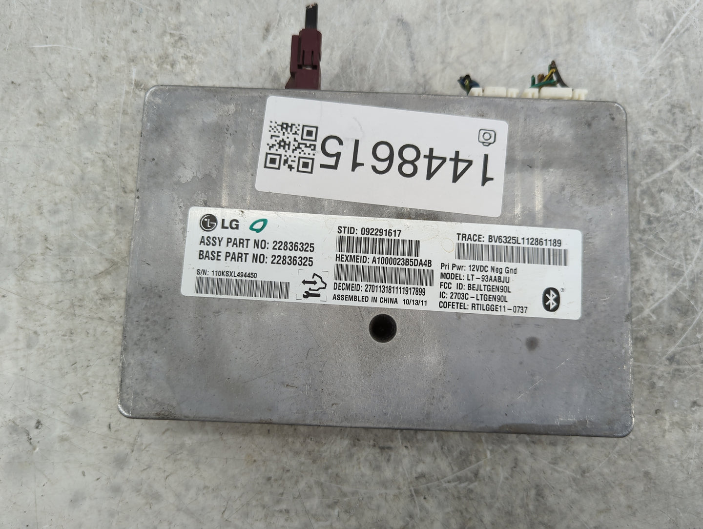 2012-2014 Chevrolet Camaro Body Control Module Bcm Inner Cabin Fuse Box - Oemusedautoparts1.com