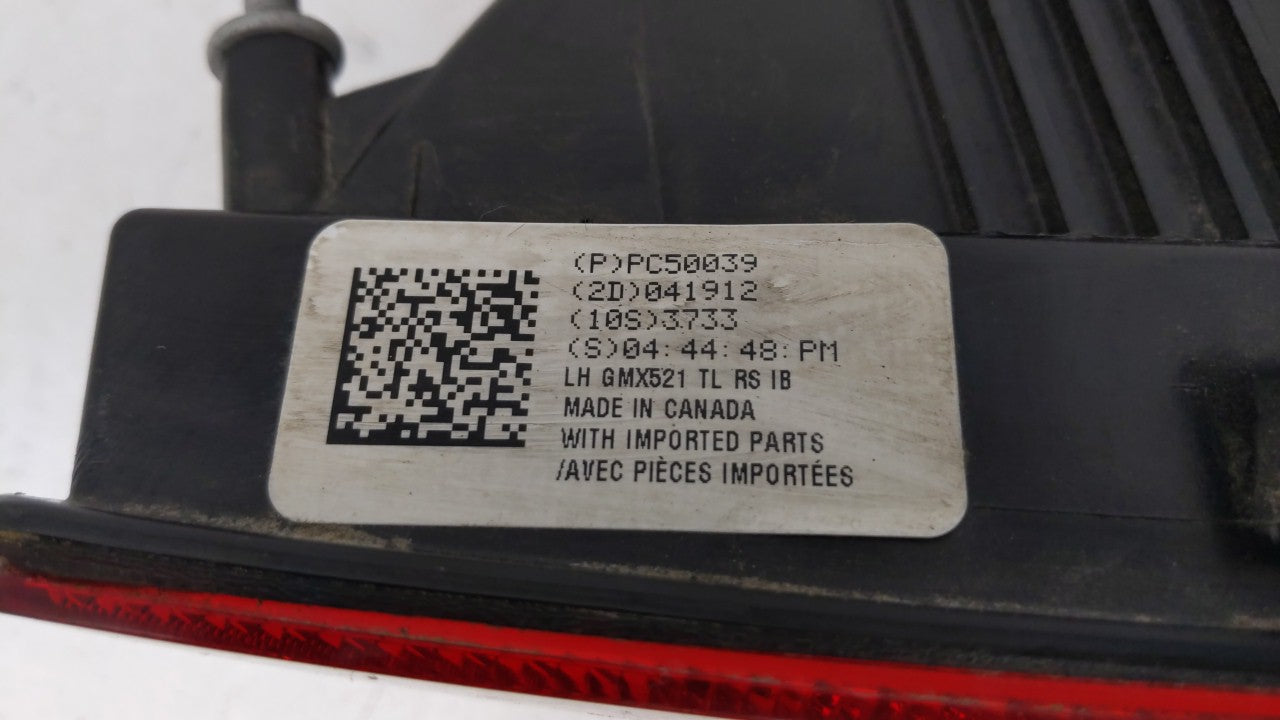 2010-2013 Chevrolet Camaro Tail Light Assembly Driver Left OEM Fits Fits 2010 2011 2012 2013 OEM Used Auto Parts - Oemusedau