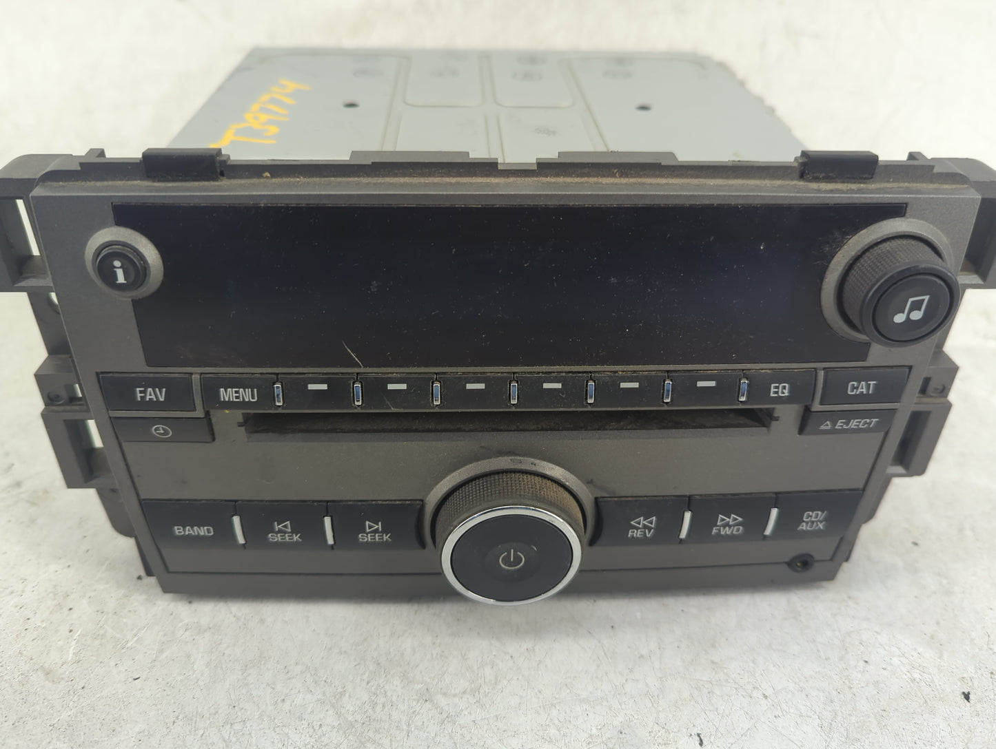 2012 Chevrolet Captiva Radio AM FM Cd Player Receiver Replacement P/N:121862-0510A70 Fits OEM Used Auto Parts - Oemusedautop
