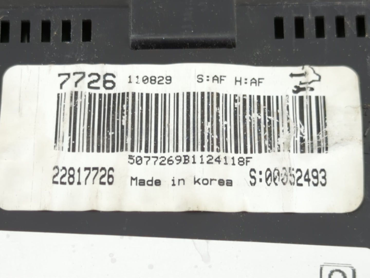 2012 Chevrolet Captiva Speedometer Instrument Cluster Gauges - Oemusedautoparts1.com