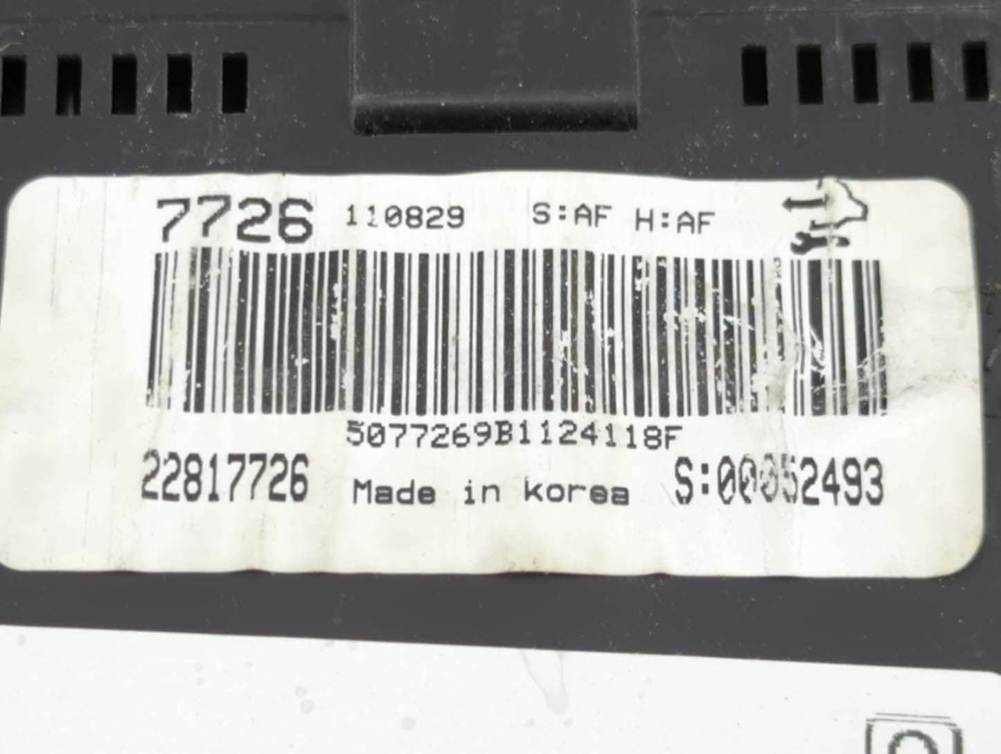 2012 Chevrolet Captiva Speedometer Instrument Cluster Gauges - Oemusedautoparts1.com
