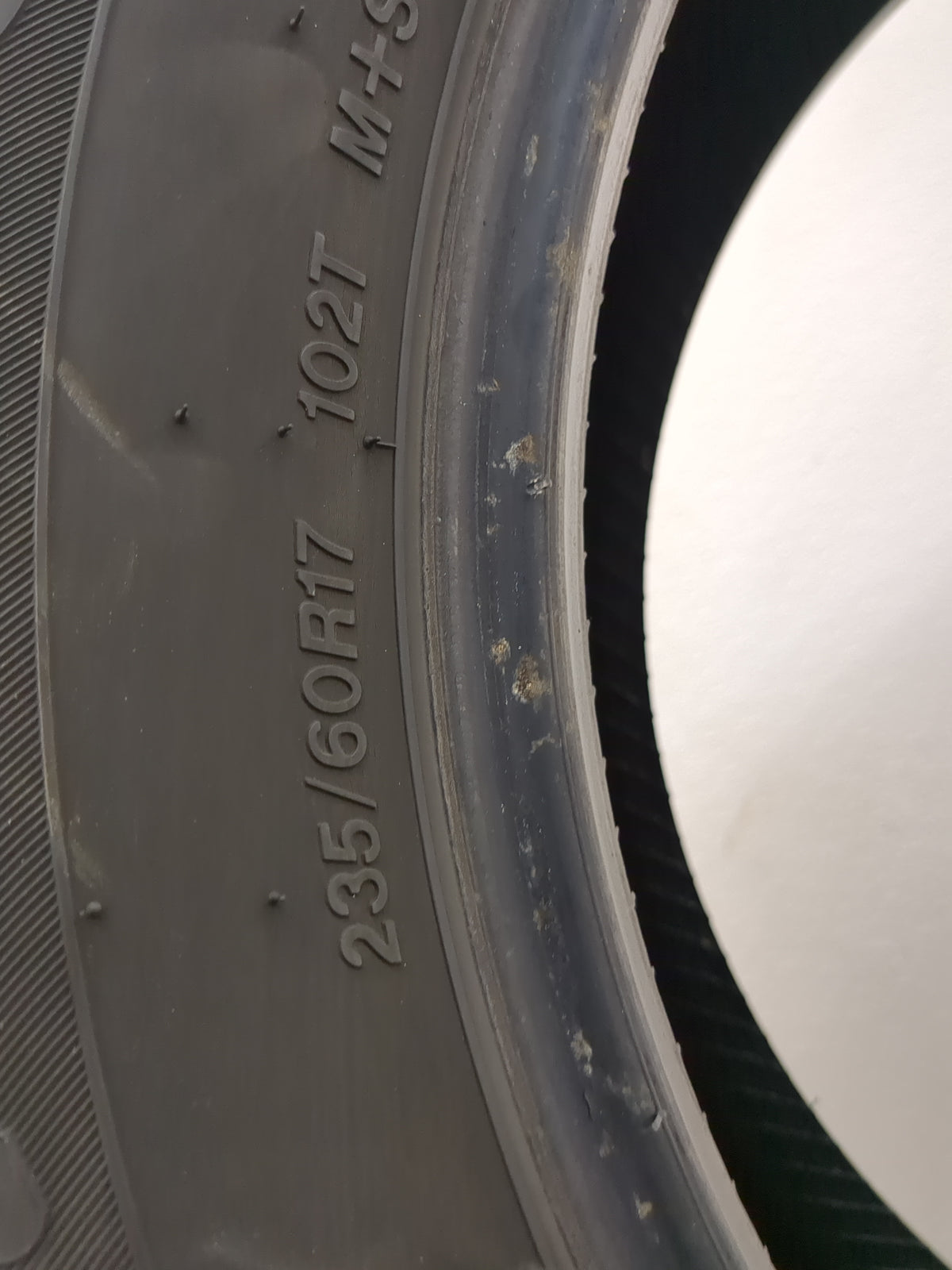 Used Tire 235/60R17 FIRESTONE ALL SEASON 102T - Tread Depth 7/32 - Oemusedautoparts1.com