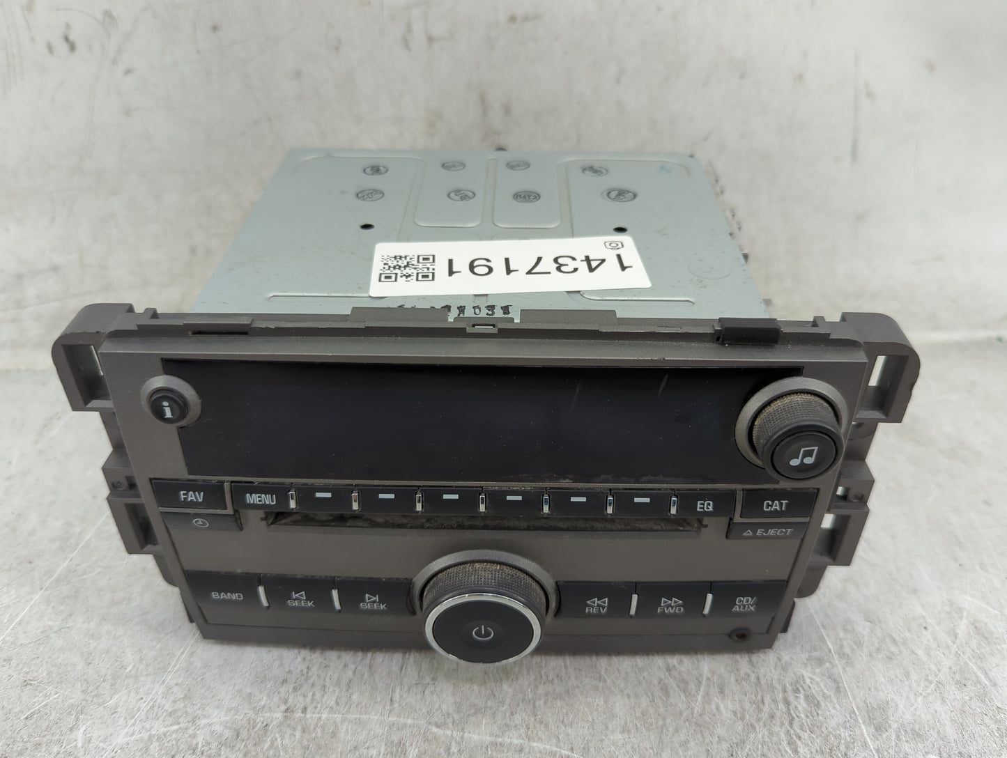 2012 Chevrolet Captiva Sport Radio AM FM Cd Player Receiver Replacement P/N:22847154 123000-3950A101 Fits OEM Used Auto Part