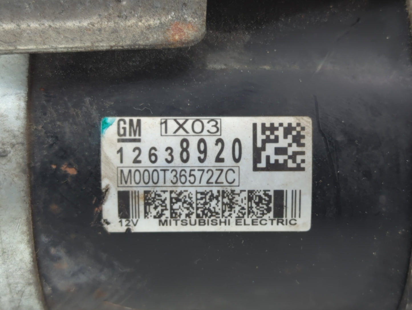 2012 Chevrolet Captiva Sport Car Starter Motor Solenoid OEM P/N:M000T36572ZC 12638920 Fits OEM Used Auto Parts - Oemusedauto