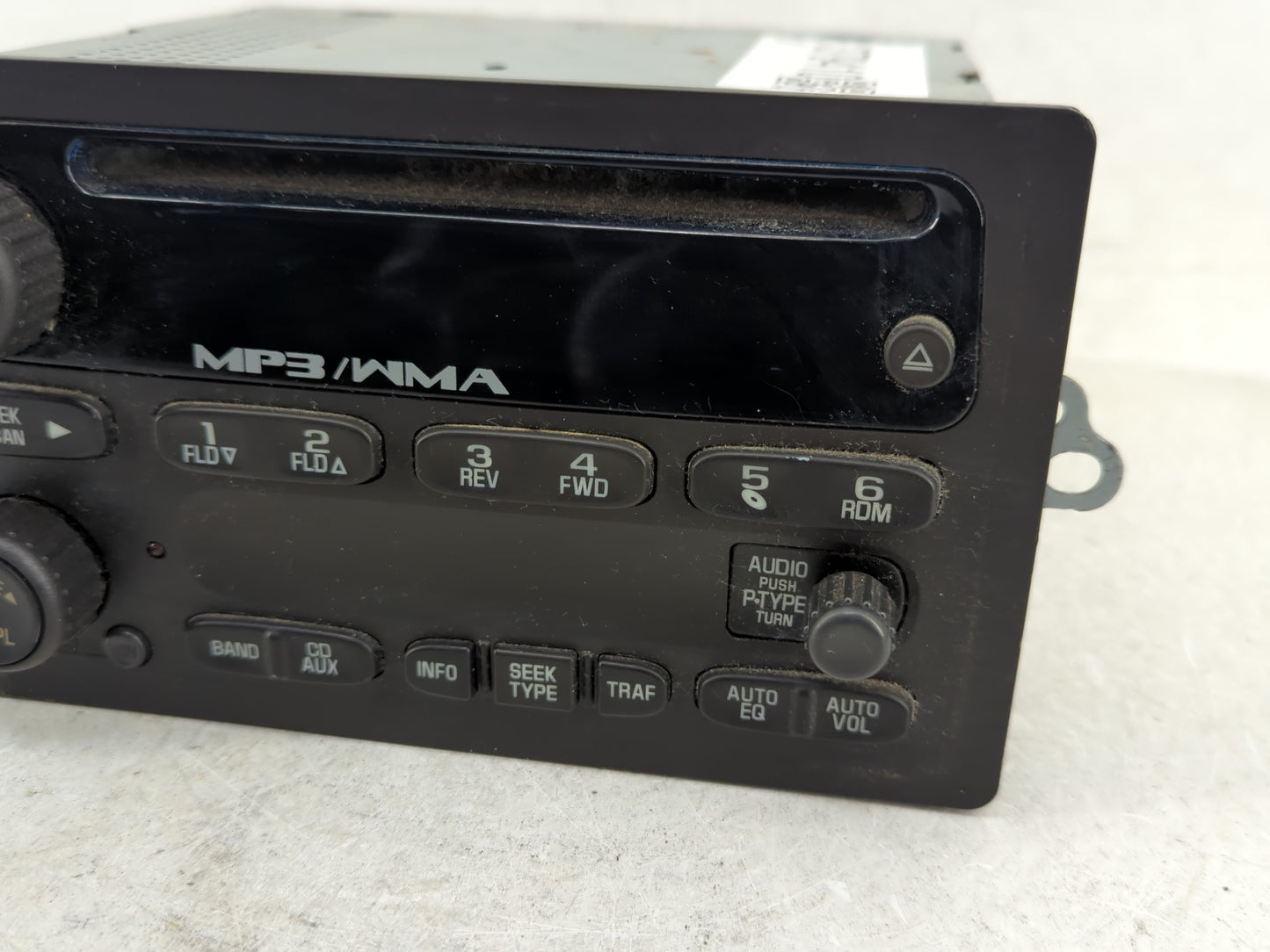 2005-2012 Chevrolet Colorado Radio AM FM Cd Player Receiver Replacement P/N:25998449 Fits OEM Used Auto Parts - Oemusedautop