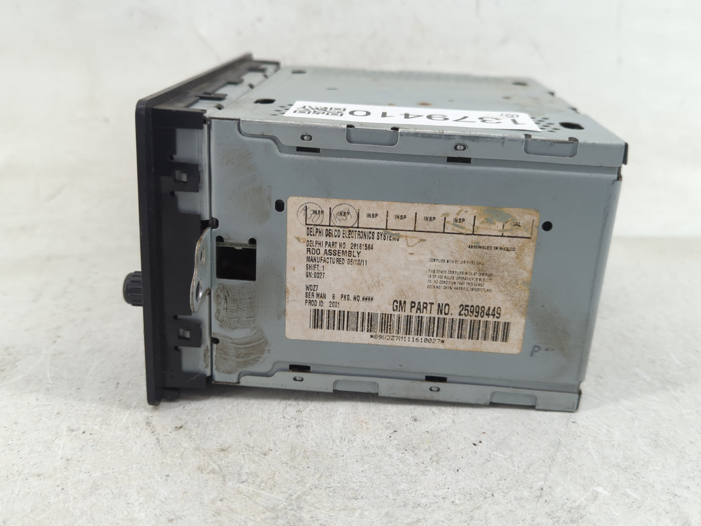 2005-2012 Chevrolet Colorado Radio AM FM Cd Player Receiver Replacement P/N:25998449 Fits OEM Used Auto Parts - Oemusedautop