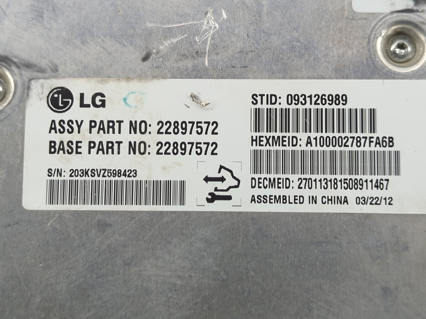 2006-2012 Chevrolet Colorado Radio AM FM Cd Player Receiver Replacement P/N:22897572 Fits Fits 2006 2007 2008 2009 2010 2011