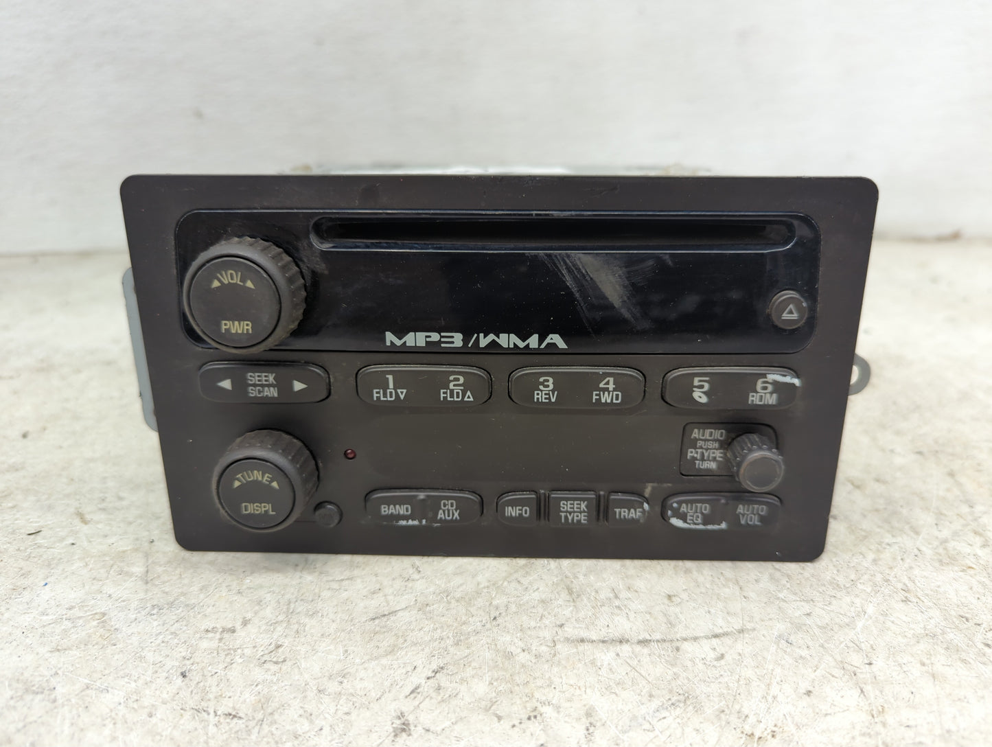 2006-2012 Chevrolet Colorado Radio AM FM Cd Player Receiver Replacement P/N:20161564 25998449 Fits OEM Used Auto Parts - Oem