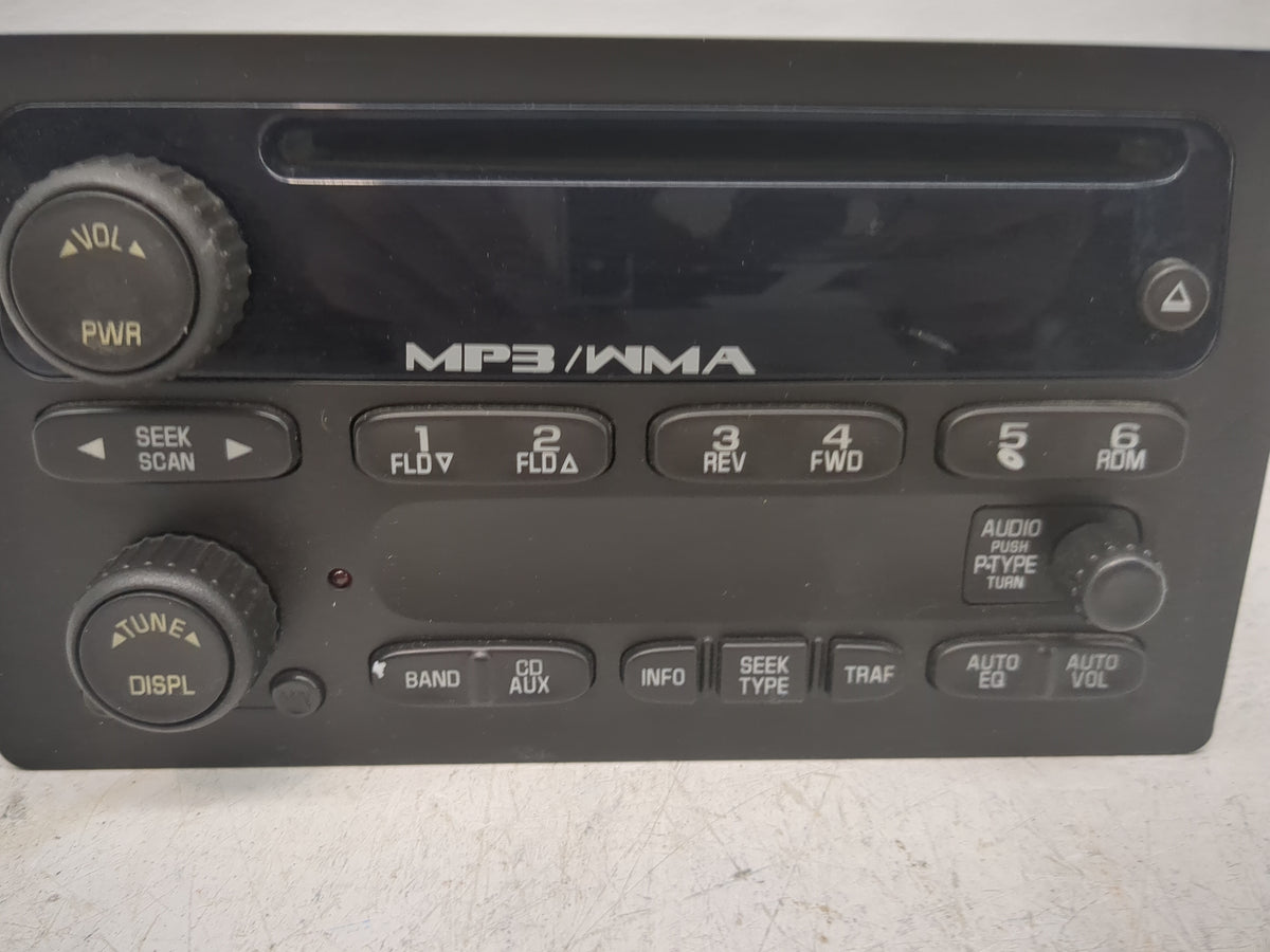 2005-2012 Chevrolet Colorado Radio AM FM Cd Player Receiver Replacement P/N:28161564 25998449 Fits OEM Used Auto Parts - Oem