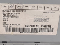 2005-2012 Chevrolet Colorado Radio AM FM Cd Player Receiver Replacement P/N:28161564 25998449 Fits OEM Used Auto Parts - Oem