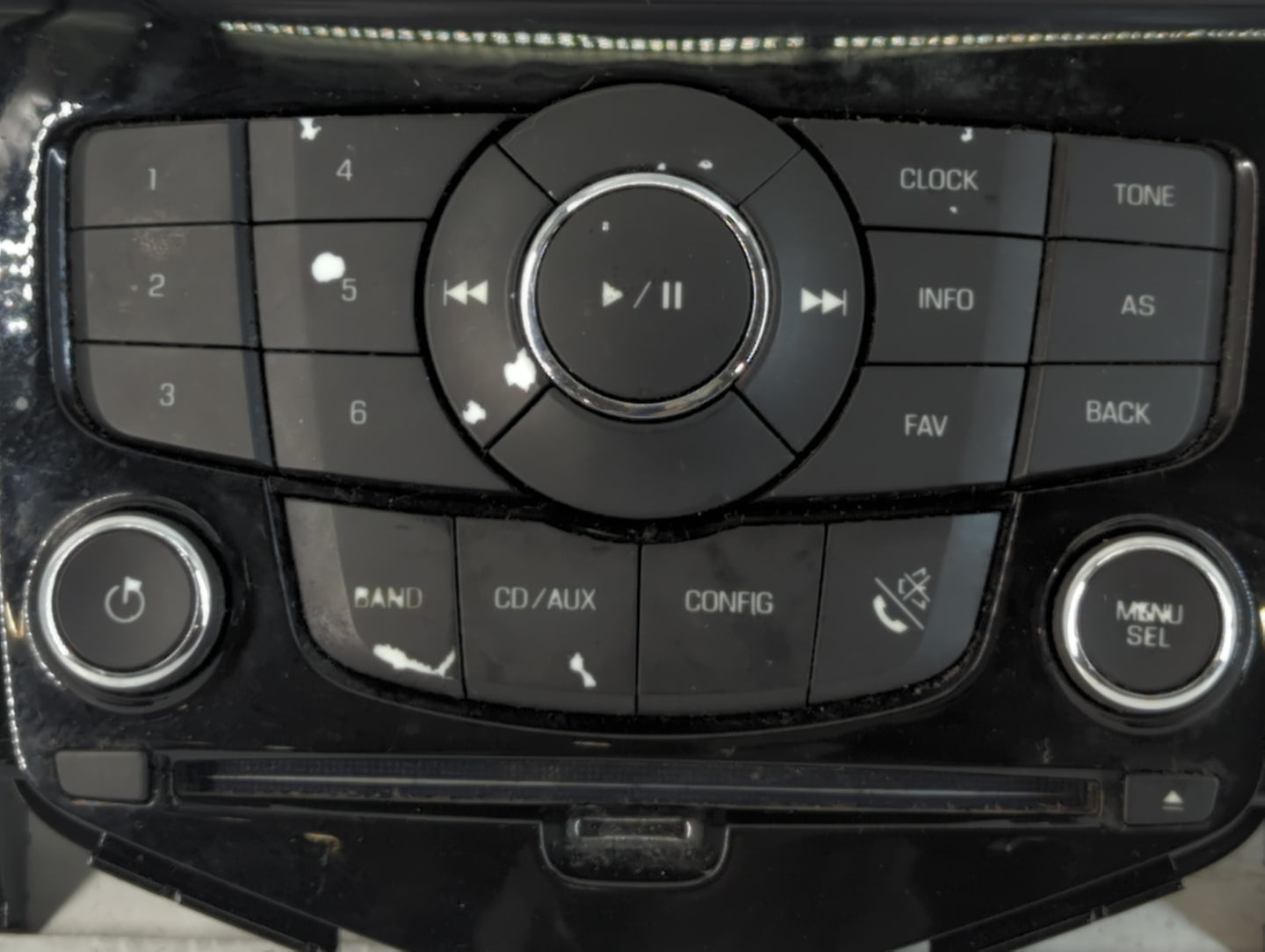 2012-2016 Chevrolet Cruze Radio AM FM Cd Player Receiver Replacement P/N:95914367 Fits Fits 2012 2013 2014 2015 2016 OEM Use
