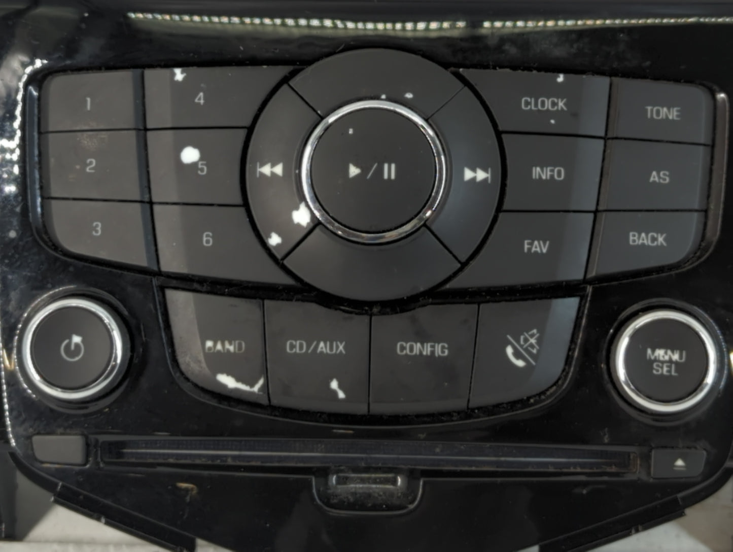 2012-2016 Chevrolet Cruze Radio AM FM Cd Player Receiver Replacement P/N:95914367 Fits Fits 2012 2013 2014 2015 2016 OEM Use