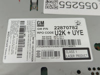 2012 Chevrolet Cruze Radio AM FM Cd Player Receiver Replacement P/N:22870782 Fits OEM Used Auto Parts - Oemusedautoparts1.co