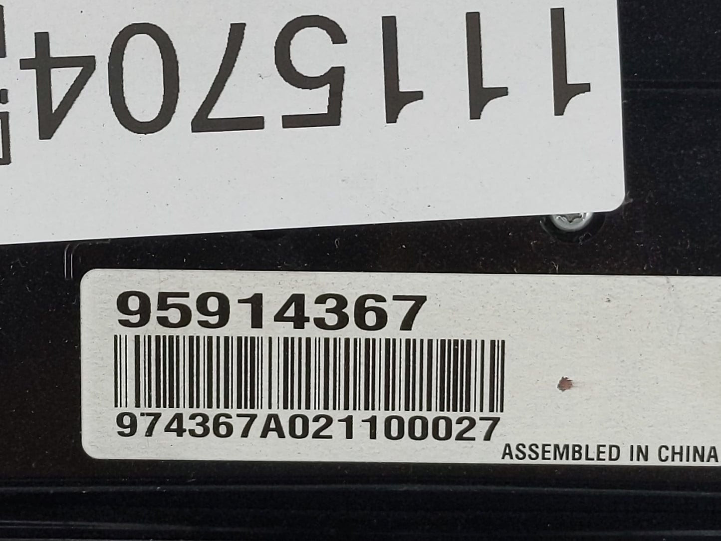 2012 Chevrolet Cruze Radio AM FM Cd Player Receiver Replacement P/N:95914367 Fits OEM Used Auto Parts - Oemusedautoparts1.co