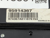 2011-2016 Chevrolet Cruze Radio AM FM Cd Player Receiver Replacement P/N:95914367 Fits Fits 2011 2012 2013 2014 2015 2016 OE