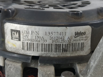 2011-2016 Chevrolet Cruze Alternator Replacement Generator Charging Assembly Engine OEM P/N:13577411 Fits OEM Used Auto Parts