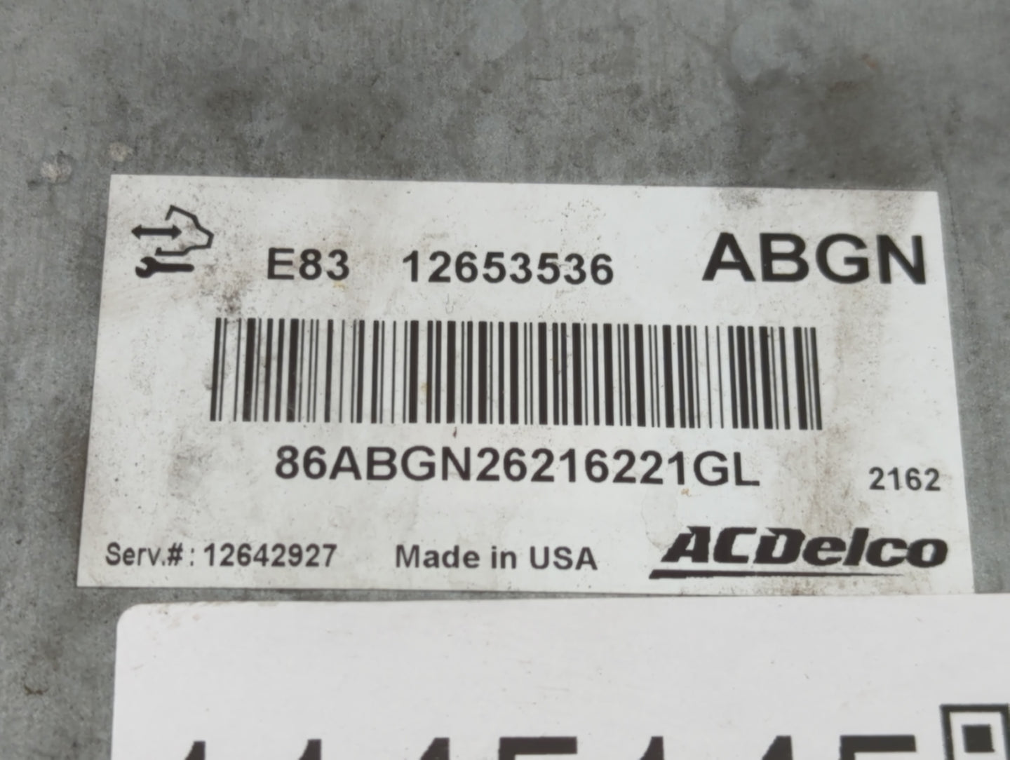 2011-2012 Chevrolet Cruze PCM Engine Control Computer ECU ECM PCU OEM P/N:12653536 Fits Fits 2009 2010 2011 2012 2013 2014 O