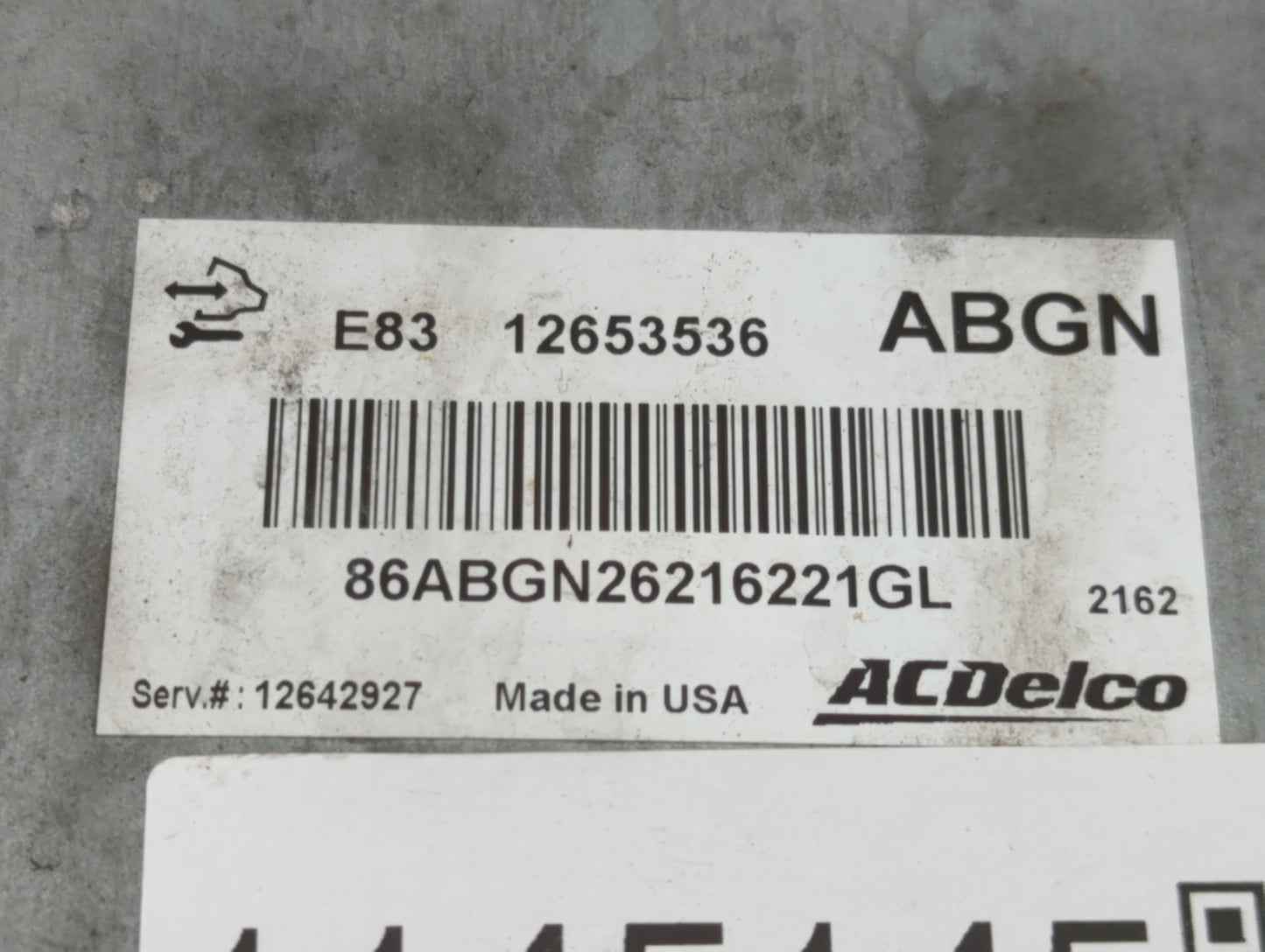 2011-2012 Chevrolet Cruze PCM Engine Control Computer ECU ECM PCU OEM P/N:12653536 Fits Fits 2009 2010 2011 2012 2013 2014 O