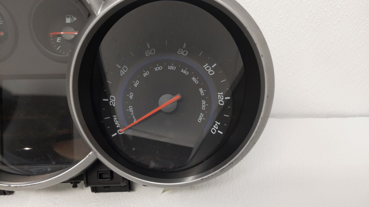 2012 Chevrolet Cruze Instrument Cluster Speedometer Gauges P/N:95940656 95487986 Fits OEM Used Auto Parts - Oemusedautoparts