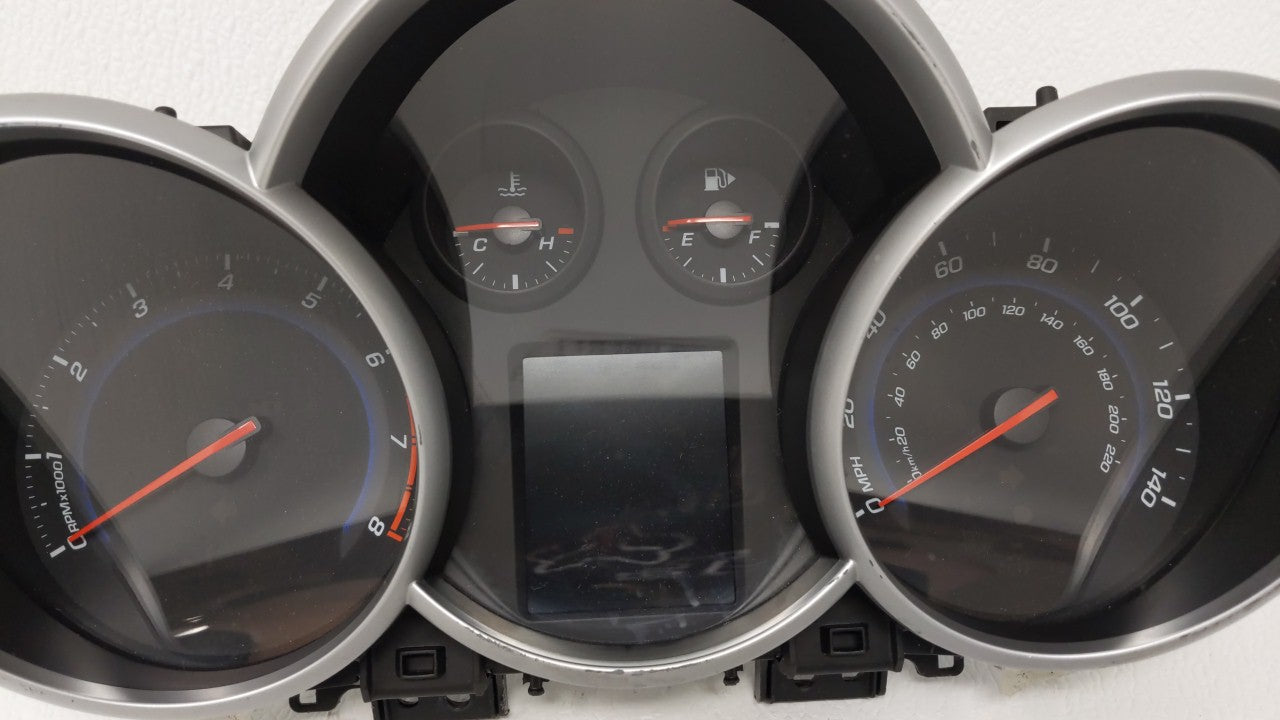 2012 Chevrolet Cruze Instrument Cluster Speedometer Gauges P/N:95940656 95487986 Fits OEM Used Auto Parts - Oemusedautoparts