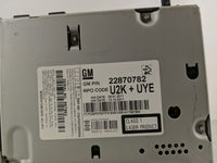 2011-2012 Chevrolet Cruze Radio AM FM Cd Player Receiver Replacement P/N:22870782 Fits Fits 2010 2011 2012 OEM Used Auto Par