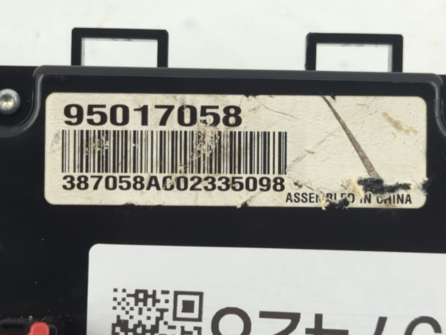 2011-2012 Chevrolet Cruze Climate Control Module Temperature AC/Heater Replacement P/N:95017058 Fits Fits 2011 2012 OEM Used
