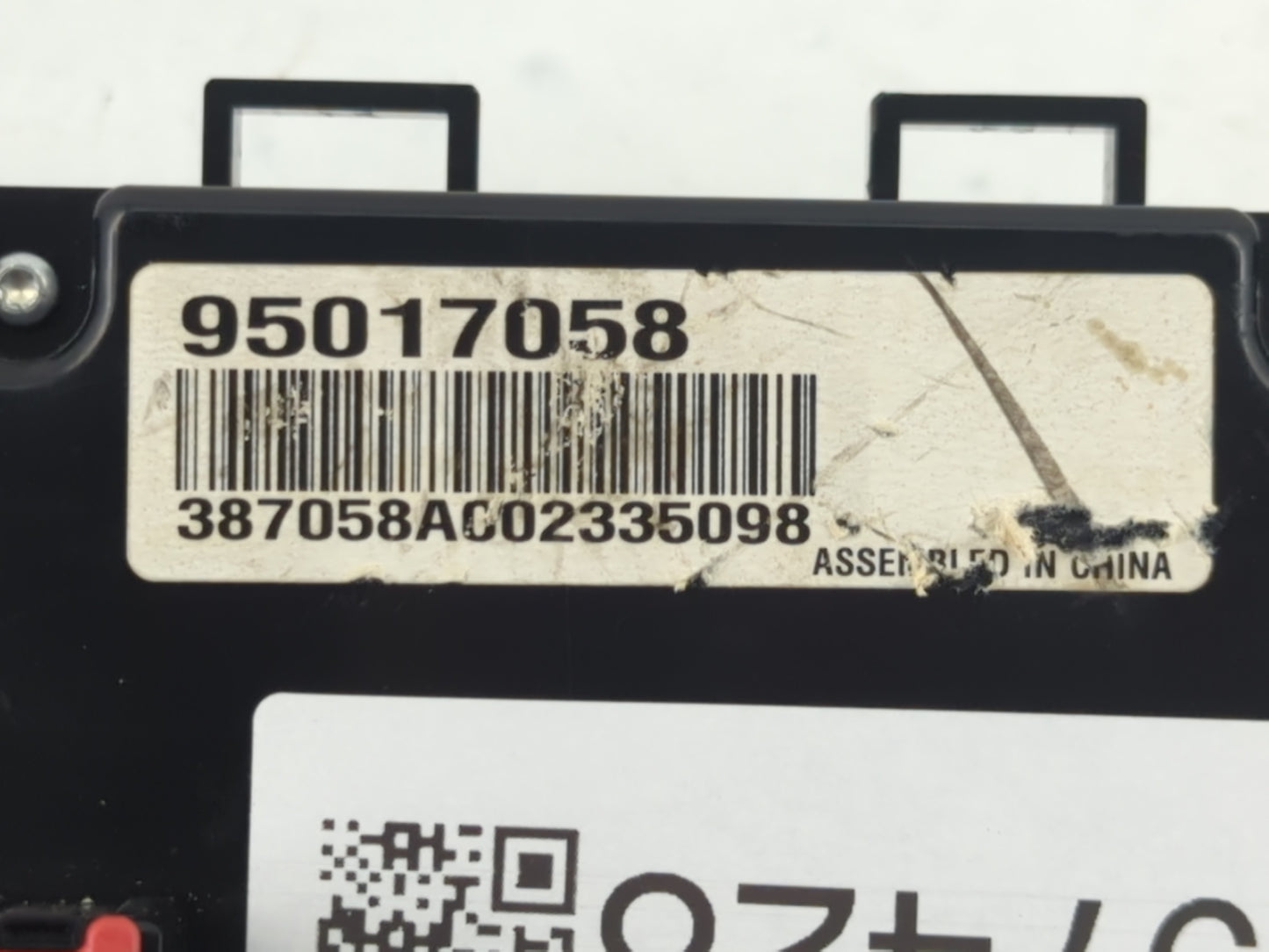 2011-2012 Chevrolet Cruze Climate Control Module Temperature AC/Heater Replacement P/N:95017058 Fits Fits 2011 2012 OEM Used