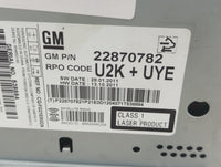 2011-2012 Chevrolet Cruze Radio AM FM Cd Player Receiver Replacement P/N:22870782 Fits Fits 2010 2011 2012 OEM Used Auto Par