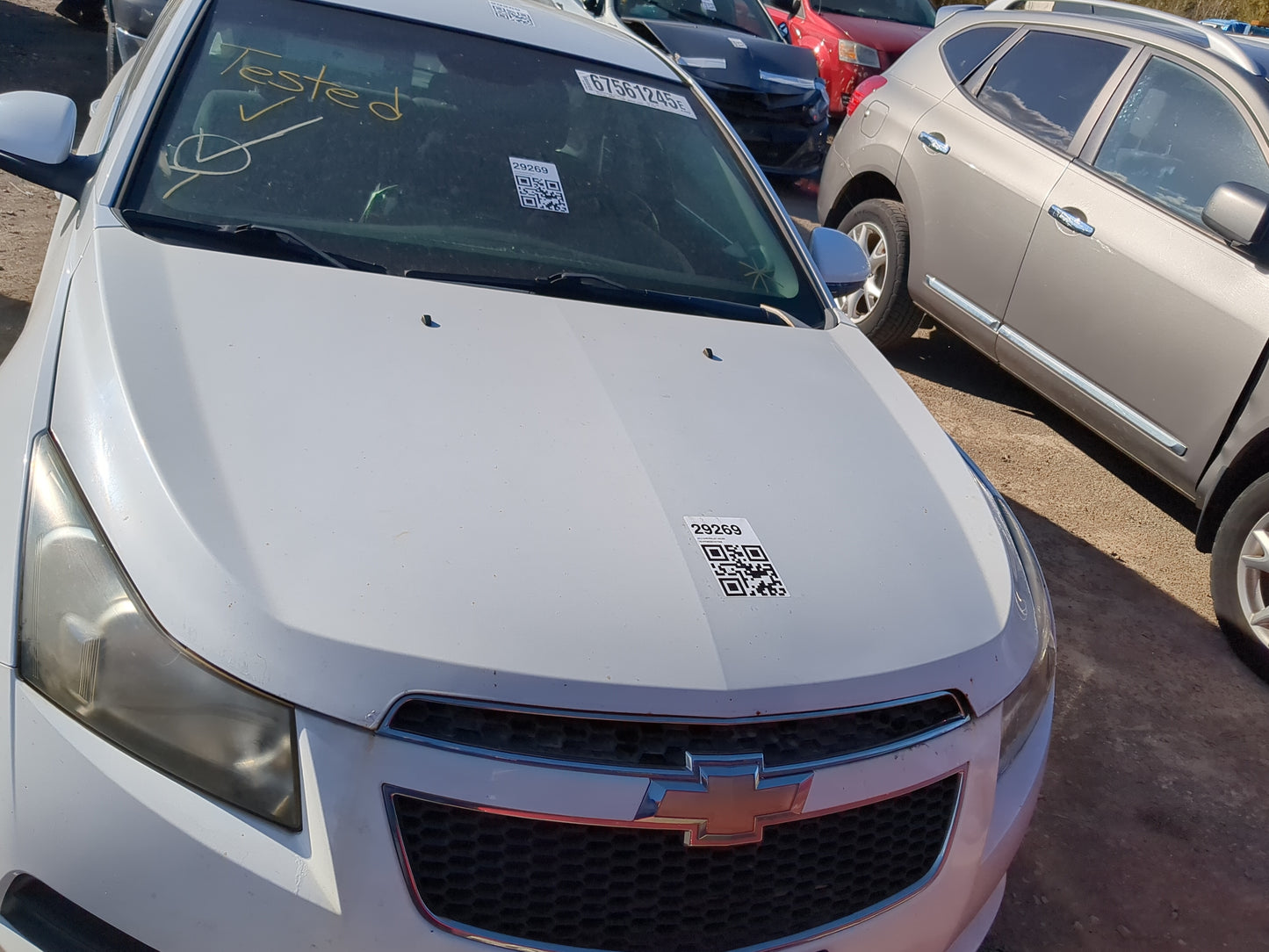 2011-2016 Chevrolet Cruze Hood Oem - Oemusedautoparts1.com