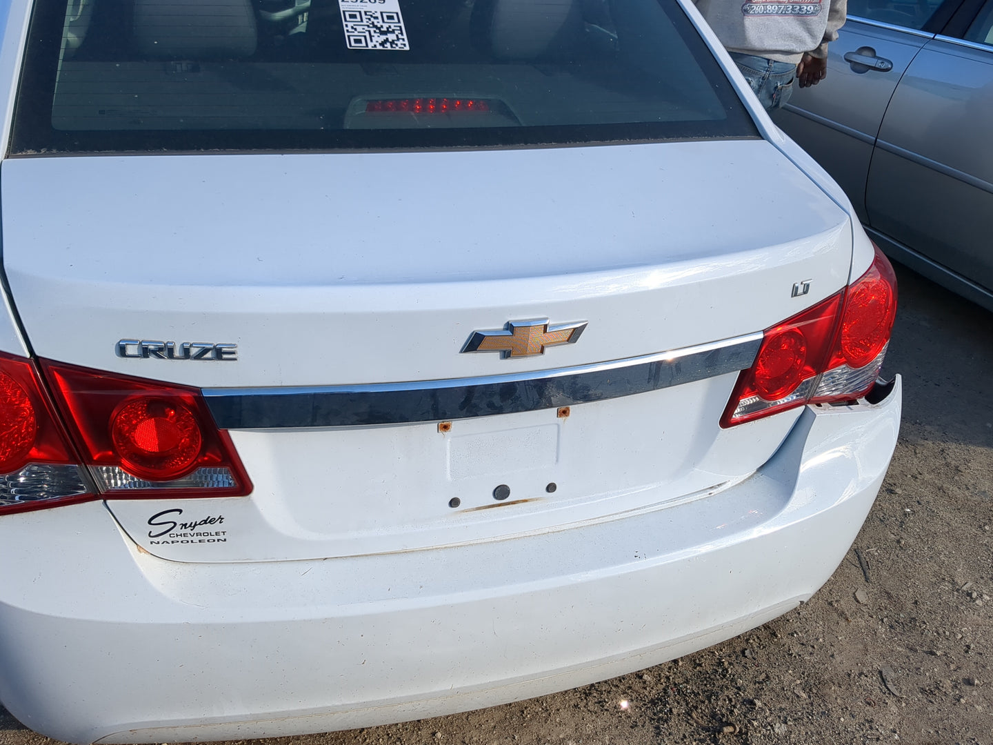 2011-2016 Chevrolet Cruze Trunk/decklid/hatch/tailgate Oem - Oemusedautoparts1.com