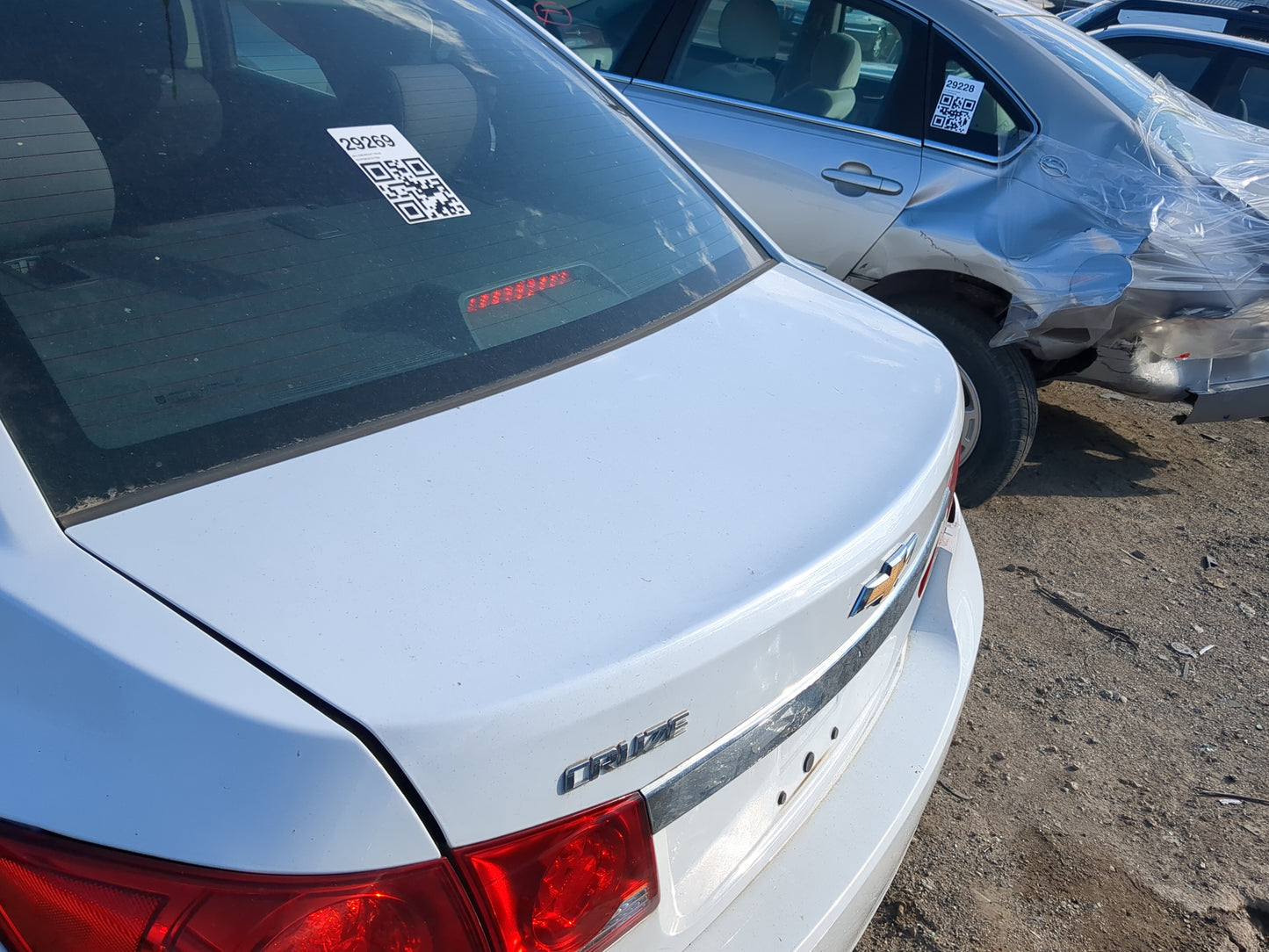 2011-2016 Chevrolet Cruze Trunk/decklid/hatch/tailgate Oem 1210540 - Oemusedautoparts1.com