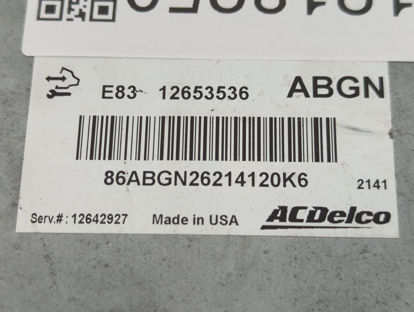 2011-2012 Chevrolet Cruze PCM Engine Control Computer ECU ECM PCU OEM P/N:E83 12653536 Fits Fits 2009 2010 2011 2012 2013 20