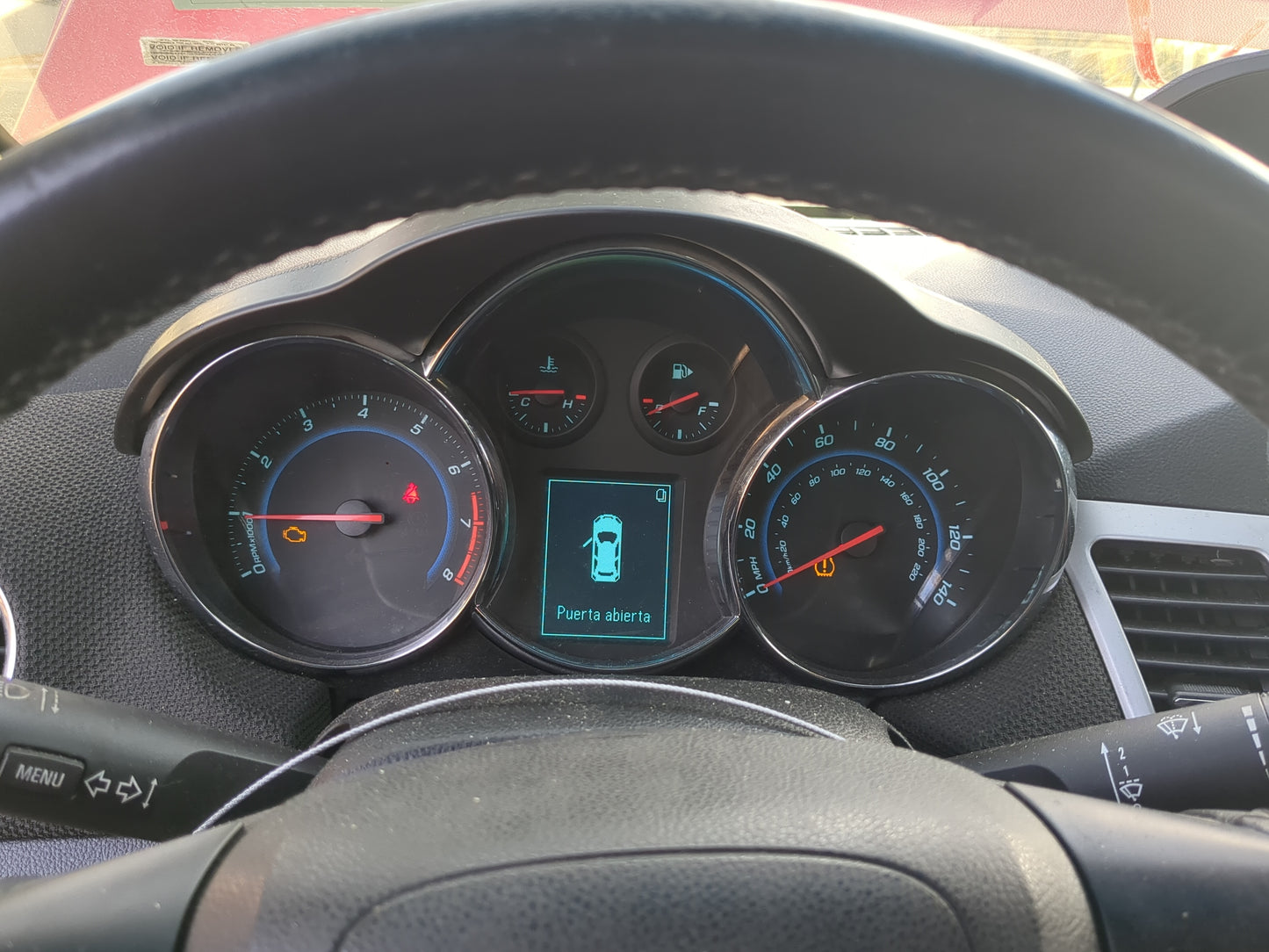2012 Chevrolet Cruze Instrument Cluster Speedometer Gauges Miles:154K Fits OEM Used Auto Parts - Oemusedautoparts1.com