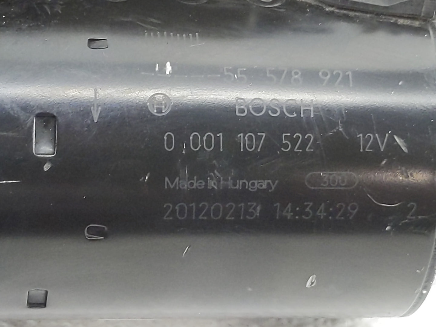 2011-2016 Chevrolet Cruze Car Starter Motor Solenoid OEM P/N:001 107 522 Fits OEM Used Auto Parts - Oemusedautoparts1.com