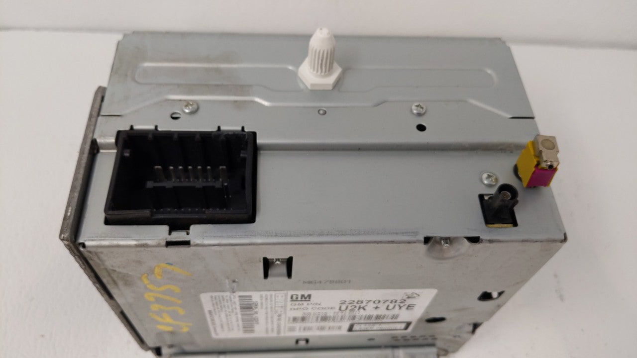 2011-2012 Chevrolet Cruze Radio AM FM Cd Player Receiver Replacement P/N:22870782 22815634 Fits Fits 2010 2011 2012 OEM Used