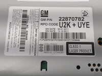 2011-2012 Chevrolet Cruze Radio AM FM Cd Player Receiver Replacement P/N:22870782 Fits Fits 2010 2011 2012 OEM Used Auto Par