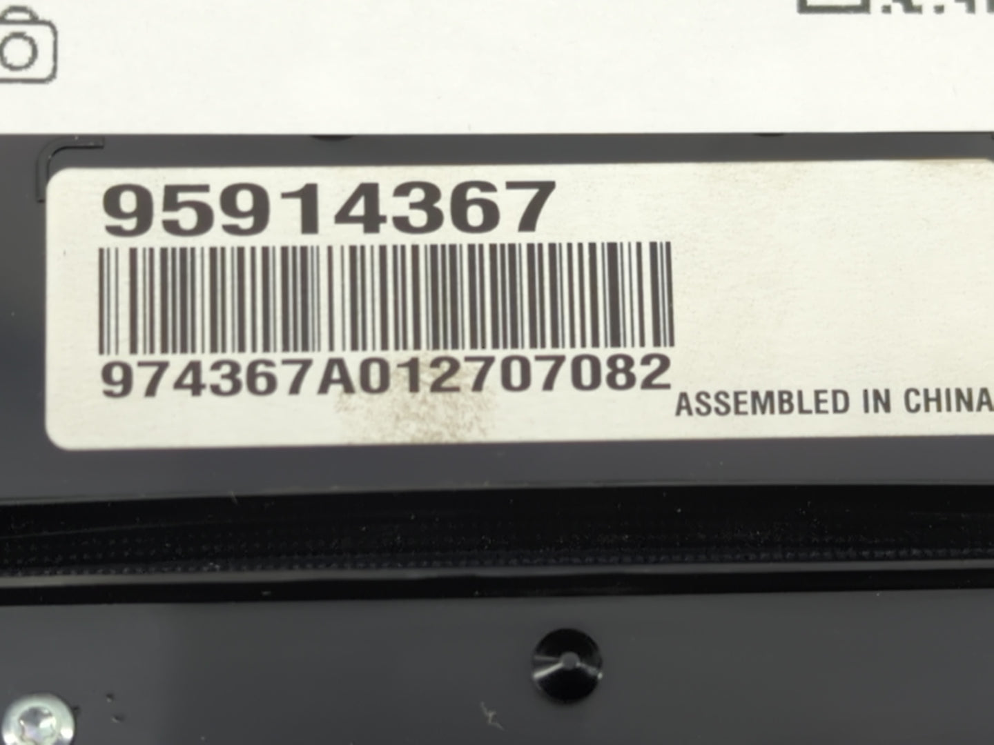 2011-2016 Chevrolet Cruze Radio Control Panel - Oemusedautoparts1.com