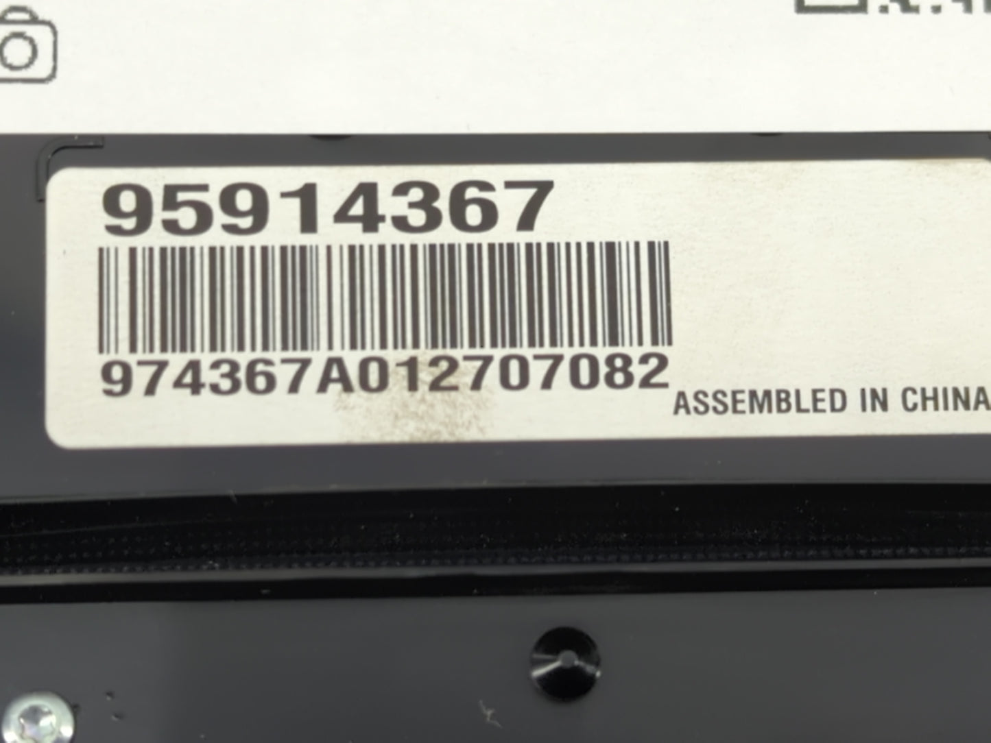 2011-2016 Chevrolet Cruze Radio Control Panel - Oemusedautoparts1.com